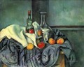 Stil Leben Pfefferminze Flasche Paul Cezanne